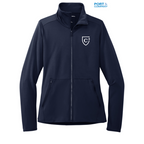 CAPELLA Port Authority® Ladies Accord Stretch Fleece Full-Zip - Navy