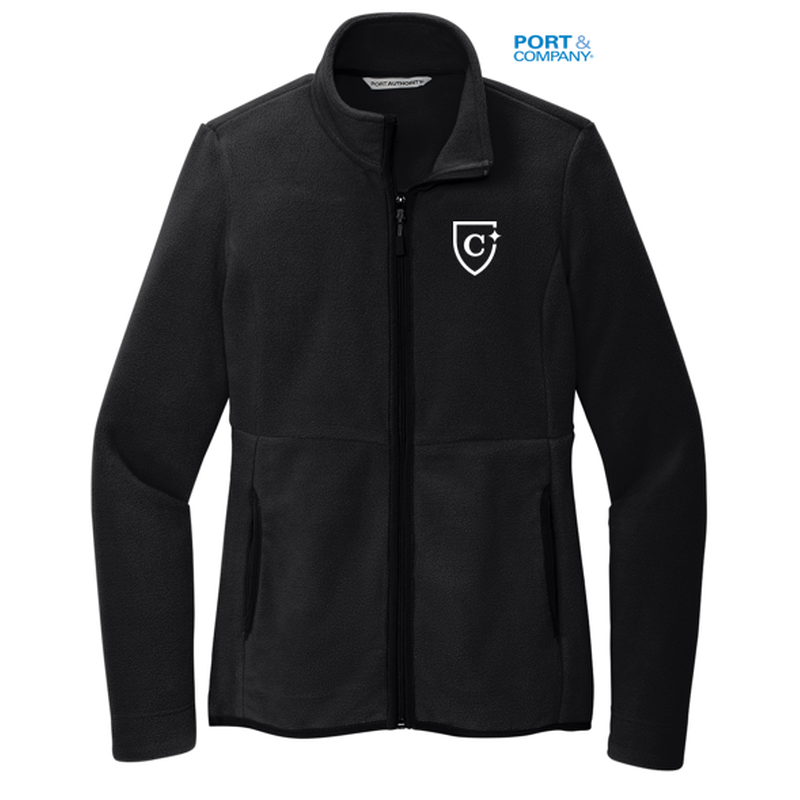 CAPELLA Port Authority® Ladies Connection Fleece Jacket - Deep Black