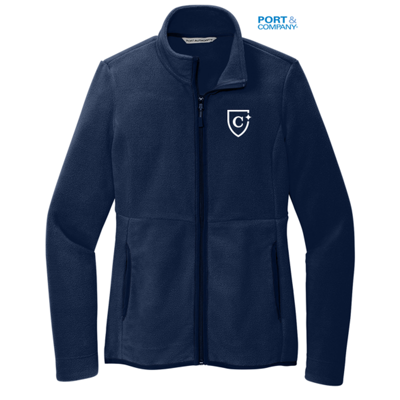 NEW CAPELLA Port Authority® Ladies Connection Fleece Jacket - River Blue Navy