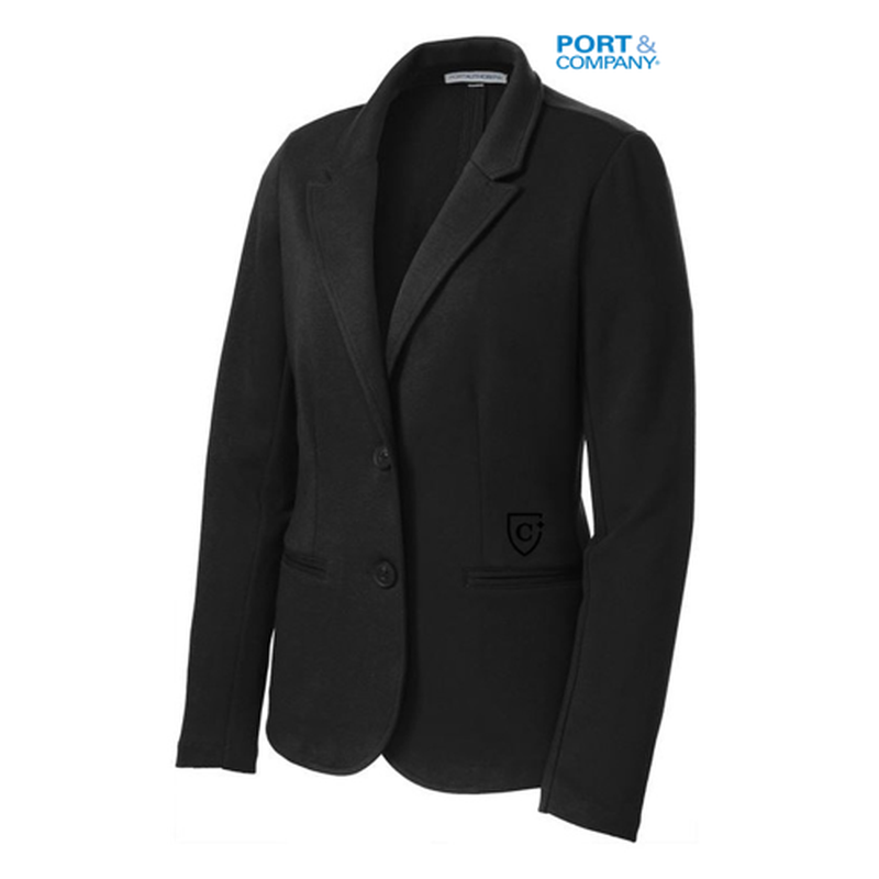CAPELLA Port Authority® Ladies Knit Blazer - BLACK