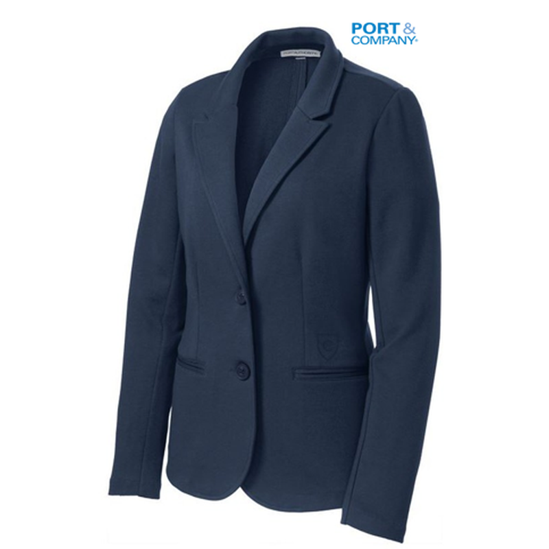 CAPELLA Port Authority® Ladies Knit Blazer - NAVY