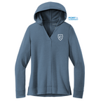 CAPELLA Port Authority® Ladies Microterry Pullover Hoodie - Dusk Blue