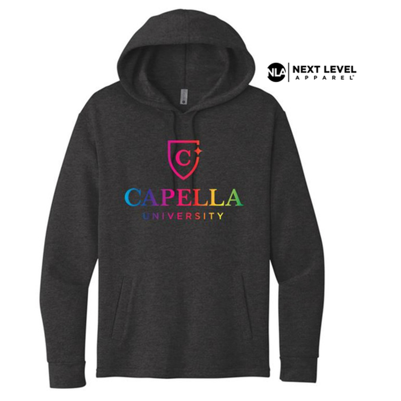 CAPELLA Unisex PCH Fleece Pullover Hoodie - Heather Black
