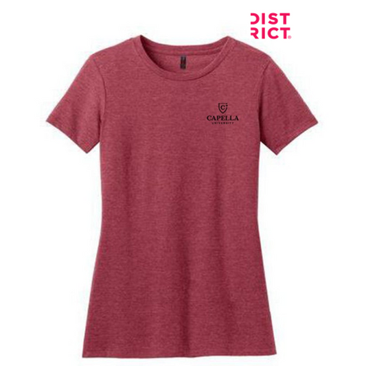 NEW CAPELLA District ® Women’s Perfect Blend ® Tee - Heathered Red