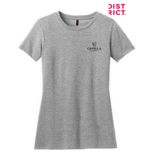 NEW CAPELLA District ® Women’s Perfect Blend ® Tee - Light Heather Grey