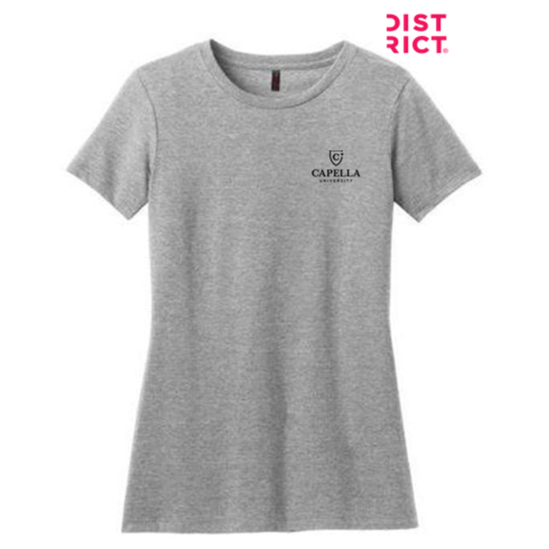 CAPELLA District ® Women’s Perfect Blend ® Tee - Light Heather Grey