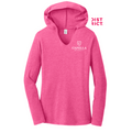 CAPELLA District ® Women’s Perfect Tri ® Long Sleeve Hoodie - Fuchsia Frost