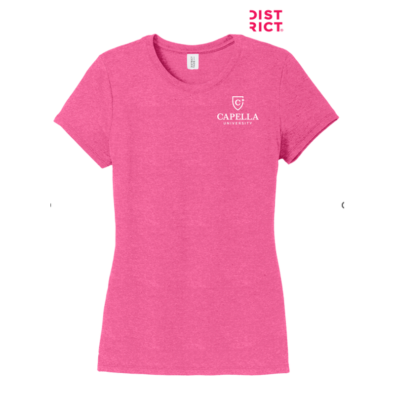 CAPELLA District ® Women’s Perfect Tri ® Tee - Fuchsia Frost