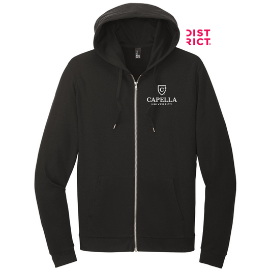 NEW CAPELLA District® Perfect Tri® Fleece Full-Zip Hoodie - Black