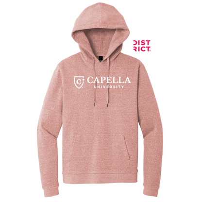 NEW CAPELLA District® Perfect Tri® Fleece Pullover Hoodie - Blush Frost