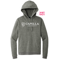 CAPELLA District® Perfect Tri® Fleece Pullover Hoodie - Heathered Charcoal