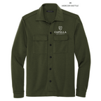 CAPELLA Mercer+Mettle™ Double-Knit Snap Front Jacket - Townsend Green