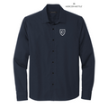 CAPELLA Mercer+Mettle™ Long Sleeve Stretch Woven Shirt - Night Navy