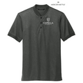 CAPELLA Mercer+Mettle™ Stretch Pique Henley - Anchor Grey Heather
