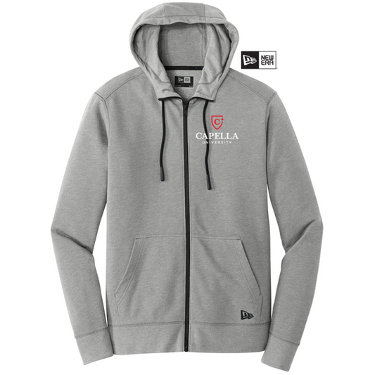 CAPELLA New Era® Tri-Blend Fleece Full-Zip Hoodie - Shadow Grey Heather