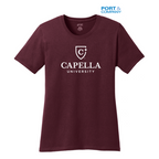 CAPELLA Port & Company® Ladies Core Cotton Tee - Athletic Maroon