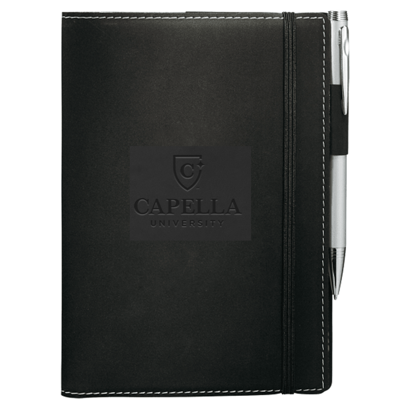 NEW CAPELLA 5.25" x 7.5" FSC® Mix Revello Refillable JournalBook® - Black