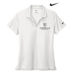 CAPELLA Nike Ladies Dri-FIT Micro Pique 2.0 Polo - White