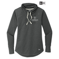 CAPELLA New Era ® Ladies Sueded Cotton Blend Cowl Tee - Black Heather