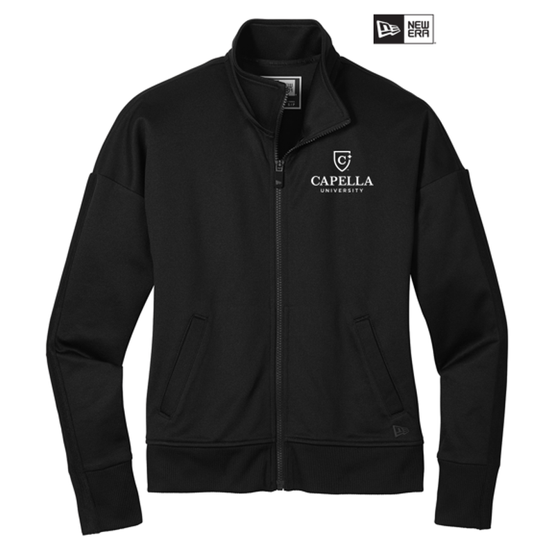 NEW CAPELLA New Era ® Ladies Track Jacket - Black/ Black