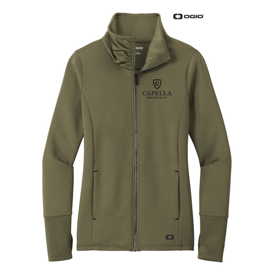 NEW CAPELLA OGIO ® ENDURANCE Ladies Modern Performance Full-Zip - Deep Olive