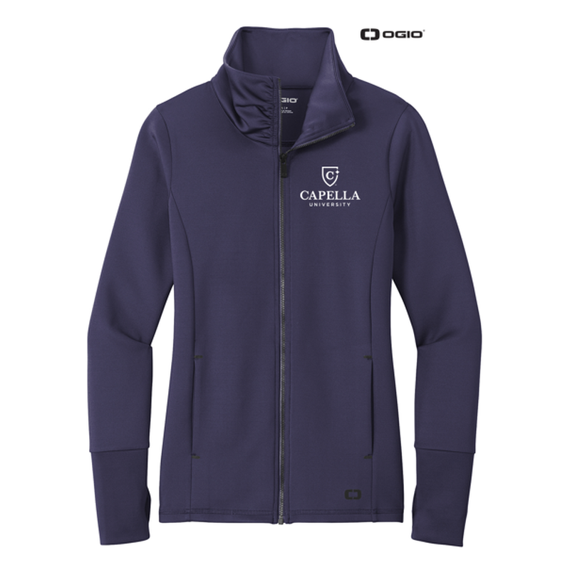 NEW CAPELLA OGIO ® ENDURANCE Ladies Modern Performance Full-Zip - Navy