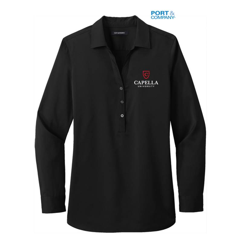 CAPELLA Port Authority ® Ladies City Stretch Tunic - Black