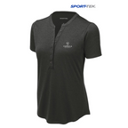 CAPELLA Sport-Tek ® Ladies Endeavor Henley - Black Heather
