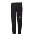 CAPELLA Sport-Tek ® Ladies PosiCharge ® Tri-Blend Wicking Fleece Jogger - Black Triad Solid