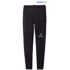 CAPELLA Sport-Tek ® Ladies PosiCharge ® Tri-Blend Wicking Fleece Jogger - Black Triad Solid