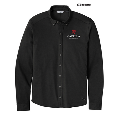 NEW CAPELLA OGIO ® Code Stretch Long Sleeve Button-Up - Black