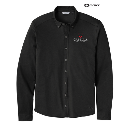 CAPELLA OGIO ® Code Stretch Long Sleeve Button-Up - Black