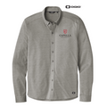 CAPELLA OGIO ® Code Stretch Long Sleeve Button-Up - Tarmac Grey Heather
