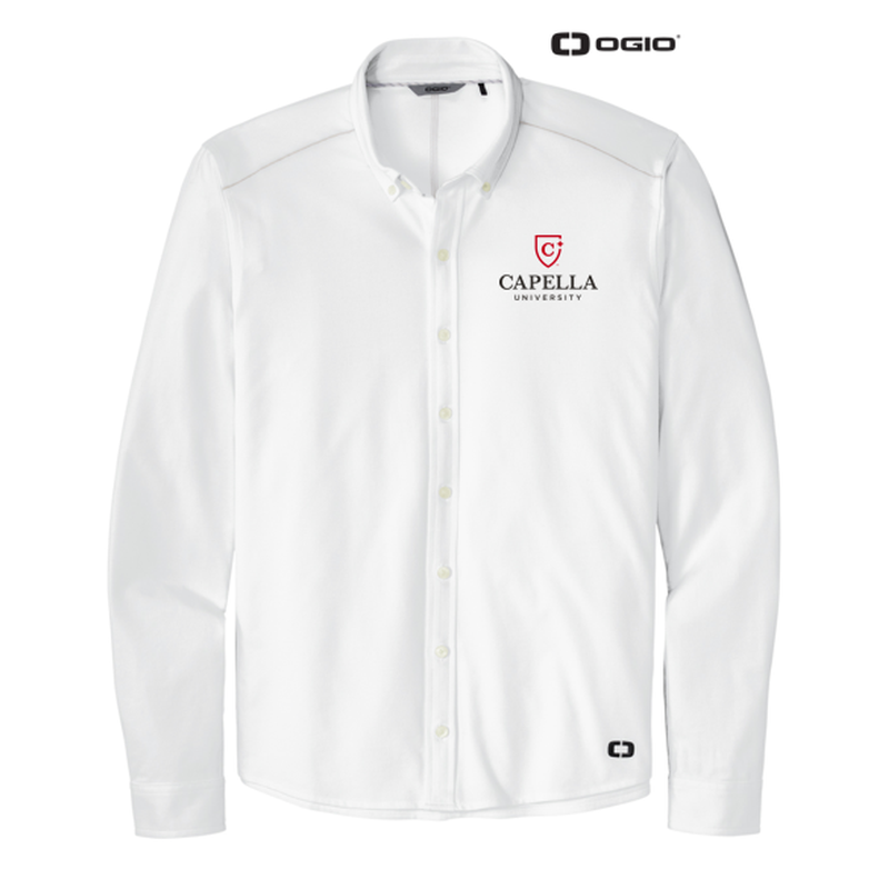 CAPELLA OGIO ® Code Stretch Long Sleeve Button-Up - WHITE
