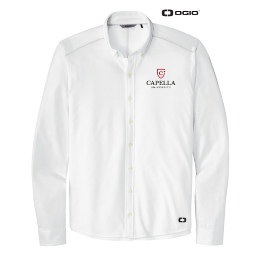 CAPELLA OGIO ® Code Stretch Long Sleeve Button-Up - WHITE
