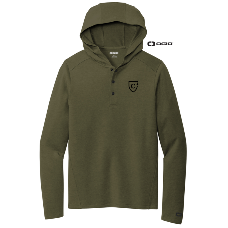 NEW CAPELLA OGIO® Luuma Flex Hooded Henley - Deep Olive