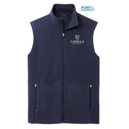 NEW CAPELLA Port Authority® Accord Microfleece Vest - Navy