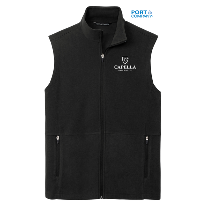 NEW CAPELLA Port Authority® Accord Microfleece Vest - Black