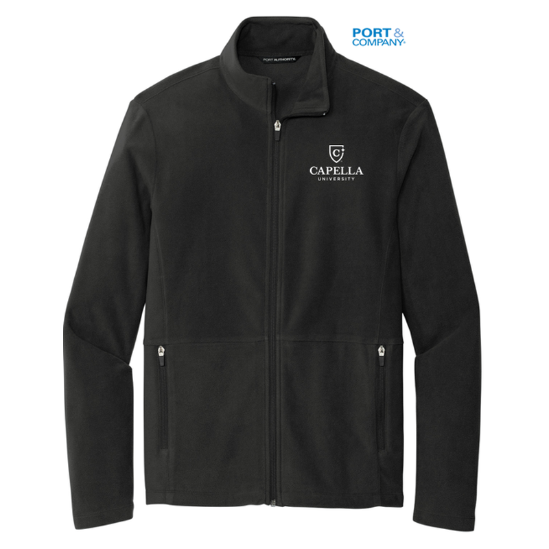 NEW CAPELLA Port Authority® Accord Microfleece Jacket - Black