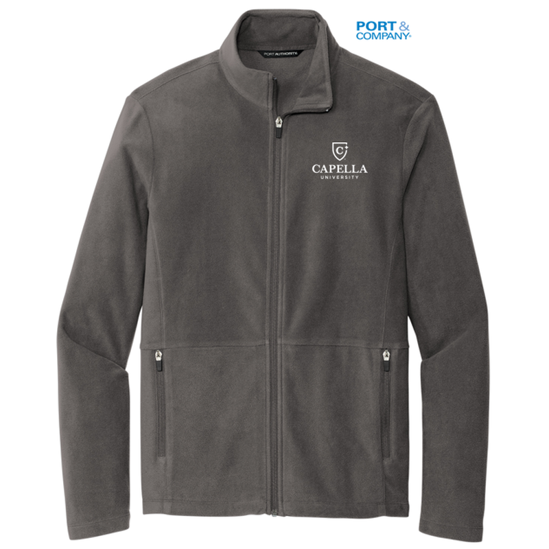 NEW CAPELLA Port Authority® Accord Microfleece Jacket - Pewter