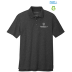 CAPELLA Port Authority® C-FREE ™ Cotton Blend Pique Polo - Charcoal Heather