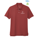 CAPELLA Port Authority® C-FREE ™ Cotton Blend Pique Polo - Garnet