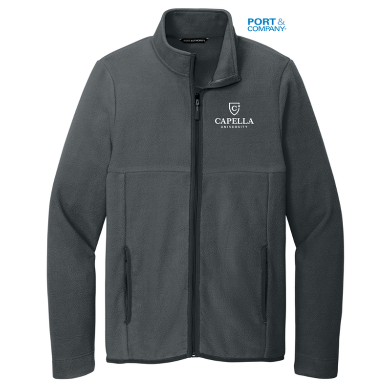 NEW CAPELLA Port Authority® Connection Fleece Jacket - Charcoal