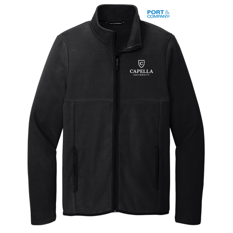 NEW CAPELLA Port Authority® Connection Fleece Jacket - Deep Black