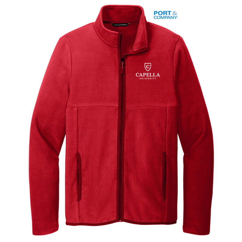 NEW CAPELLA Port Authority® Connection Fleece Jacket - Rich Red