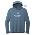 CAPELLA Port Authority® Microterry Pullover Hoodie - Dusk Blue