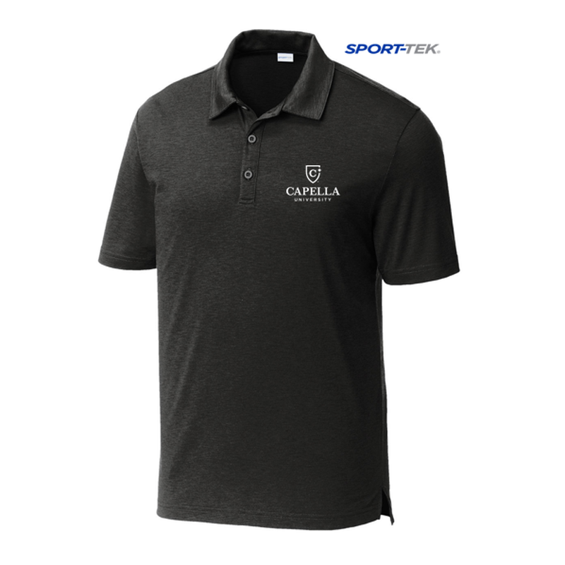 NEW CAPELLA Sport-Tek ® PosiCharge ® Strive Polo - Black