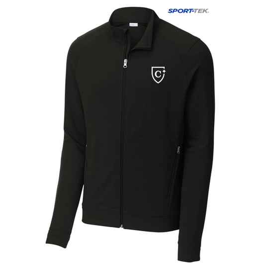 NEW CAPELLA Sport-Tek ® Sport-Wick ® Flex Fleece Full-Zip - Black