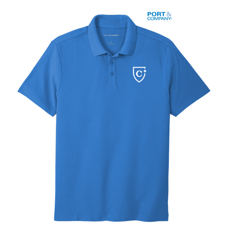 NEW CAPELLA SuperPro ™ React ™ Polo - Strong Blue