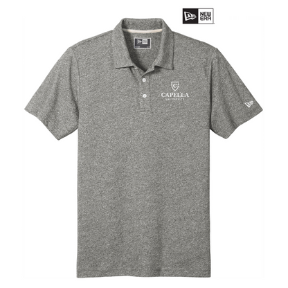 NEW CAPELLA New Era ® Slub Twist Polo-Shadow Grey Twist